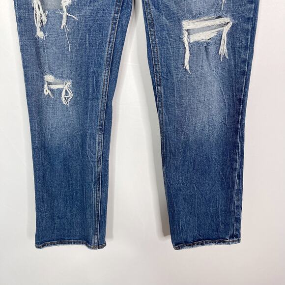 Abercrombie and Fitch 25 The Ankle Straight Ultra High Rise Curve Love Jeans 0R - Picture 5 of 9